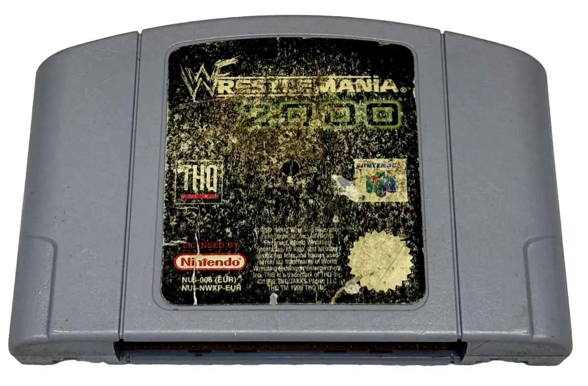 Wwf Wrestlemania 2000 Nintendo 64 N64 Pal *New Save Battery* (B Grade) (Preowned) 1