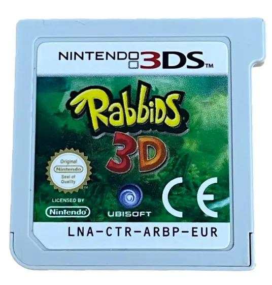 Rabbids 3D Nintendo 3Ds 2Ds (Cartridge Only) (Preowned) 1