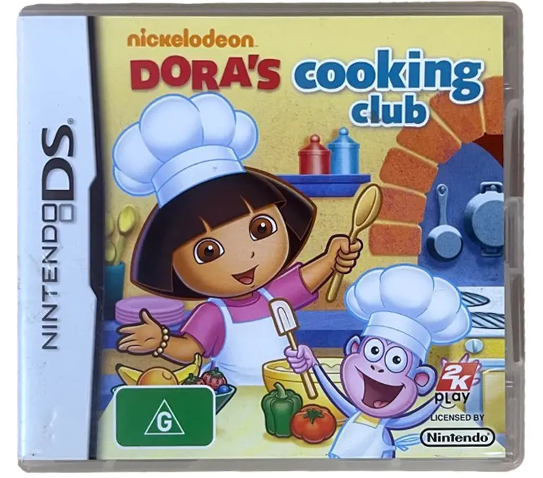 Dora's Cooking Club Nintendo Ds 2Ds 3Ds Game *Complete* Dora (Preowned) 1