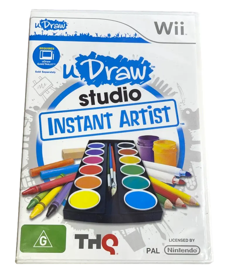 U Draw Studio Instant Artist Nintendo Wii Pal *Factory Sealed* 1