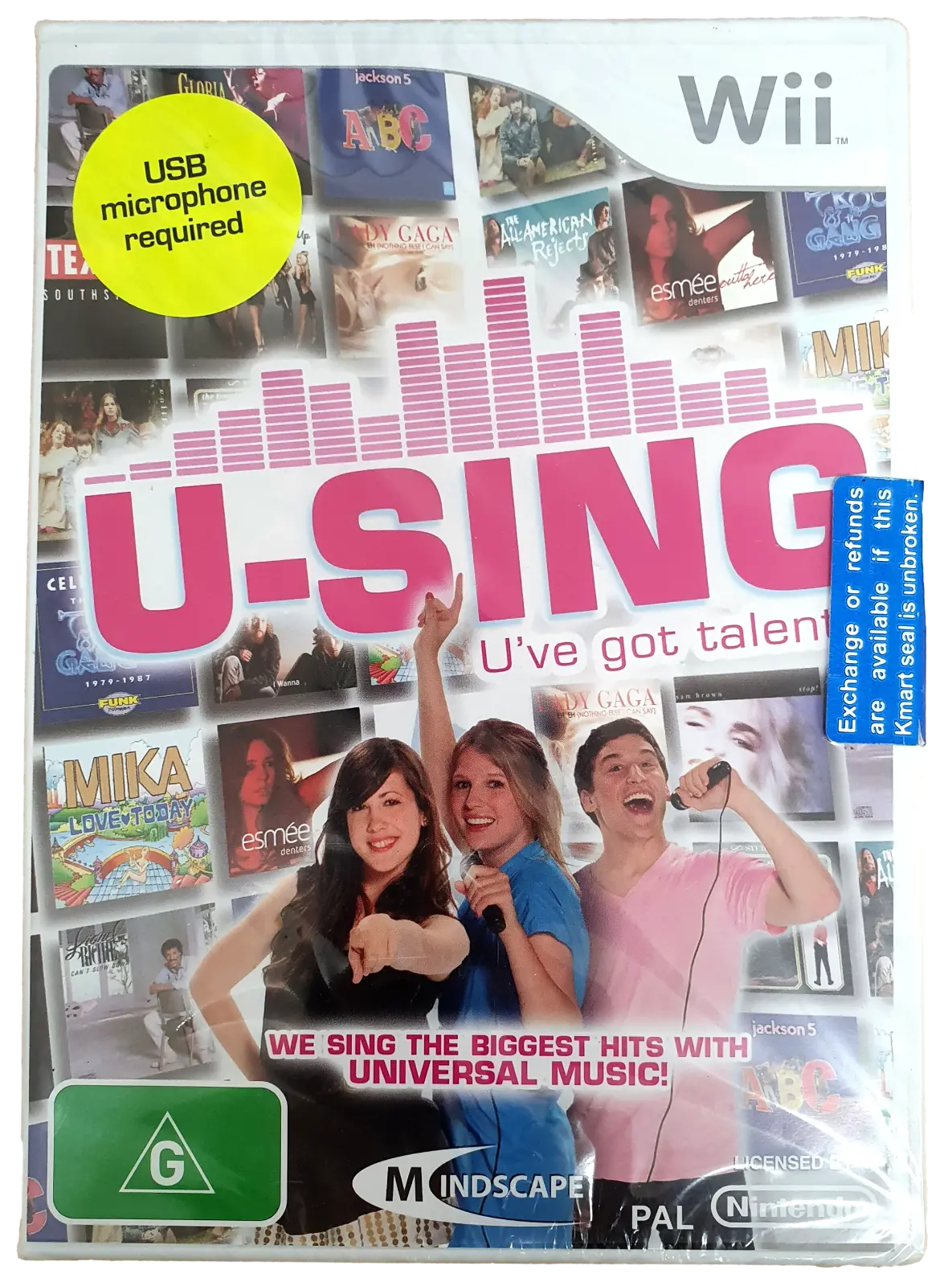 U-Sing Nintendo Wii Pal *Sealed* 1