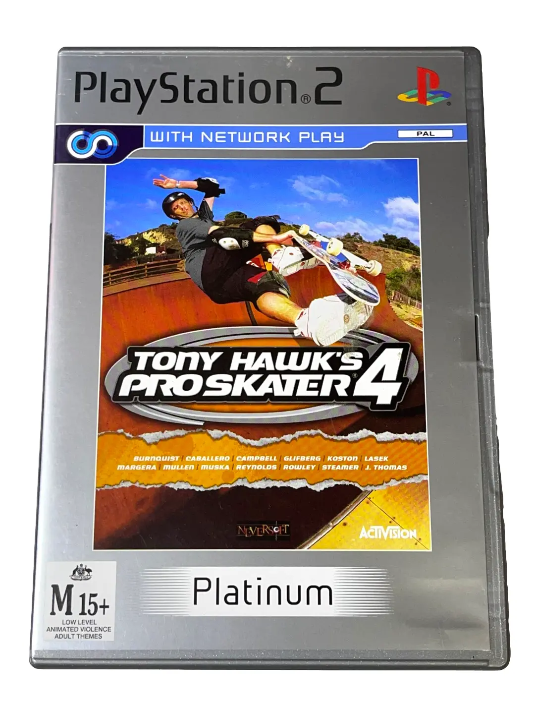 Tony Hawk's Pro Skater 4 Ps2 (Platinum) Pal *No Manual* (Preowned) 1