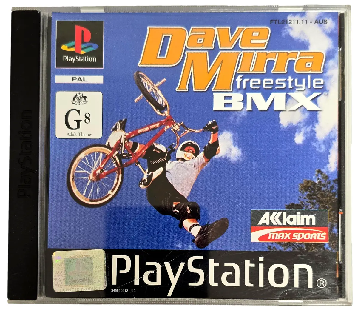 Dave Mirra Freestyle Bmx Ps1 Ps2 Ps3 Pal *Complete* (Preowned) 1