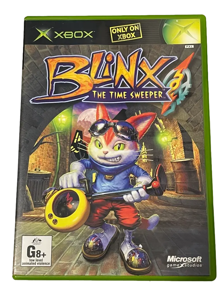Blinx The Time Sweeper Xbox Pal *Complete* 1