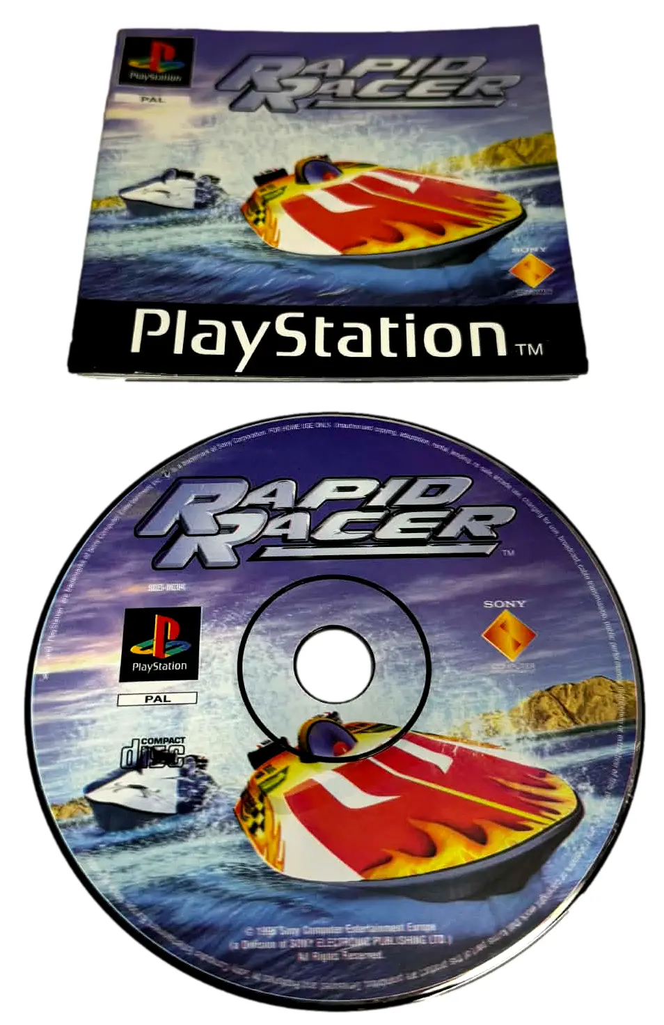 Rapid Racer Ps1 Ps2 Ps3 Pal *Disk And Manual Only* (Preowned) 1