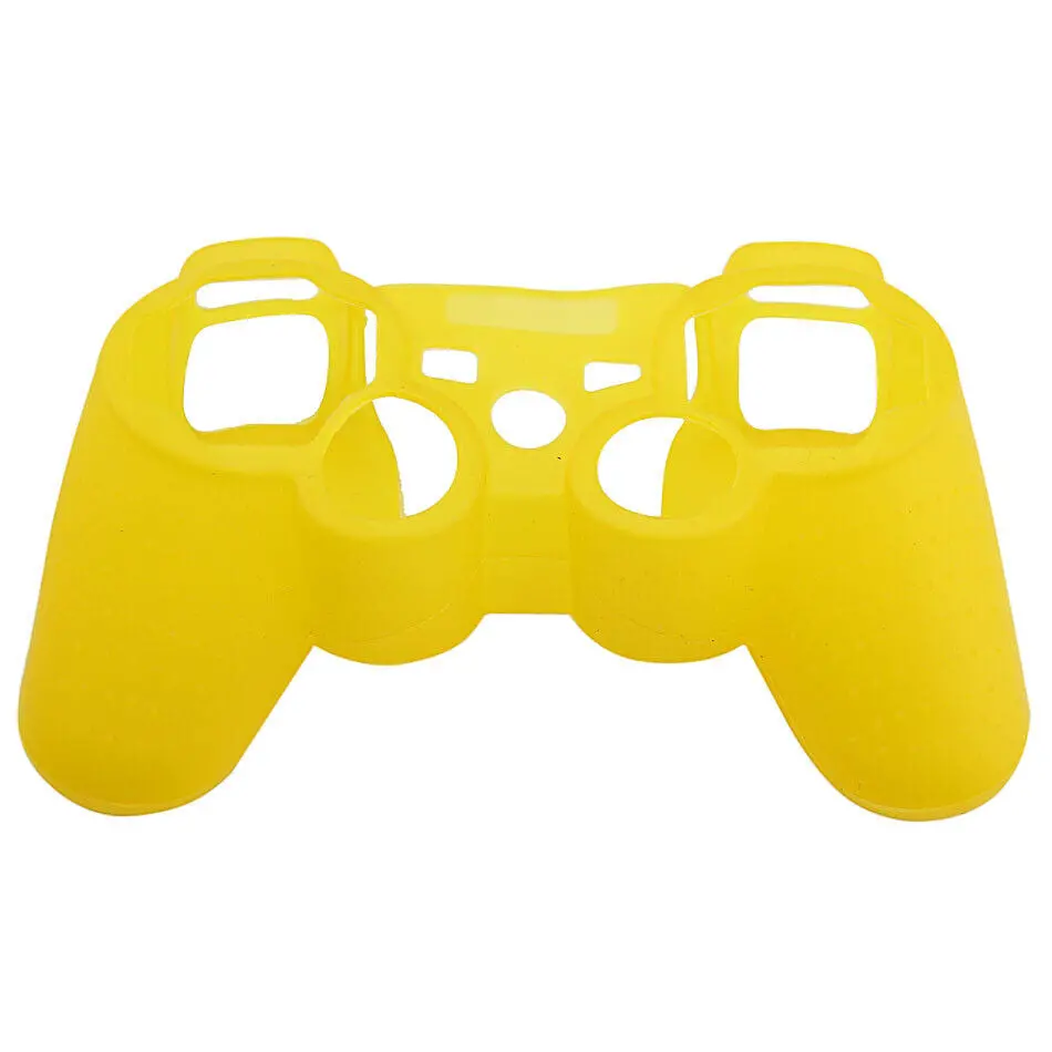Silicone Cover For Ps3 Controller Skin Case Yellow 1