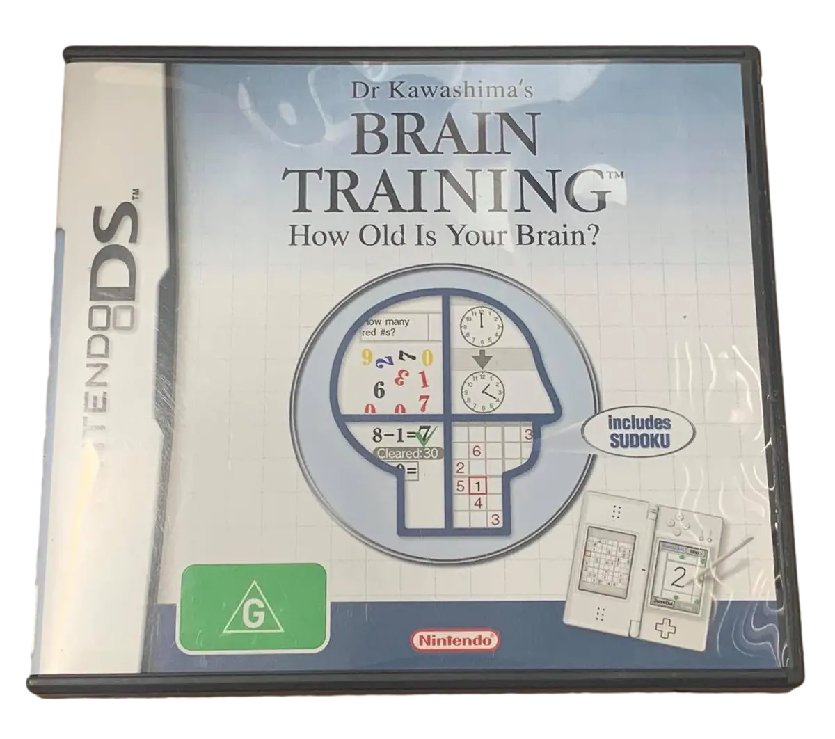 Brain Training Nintendo Ds 2Ds 3Ds Game *No Manual* (Pre-Owned) 1