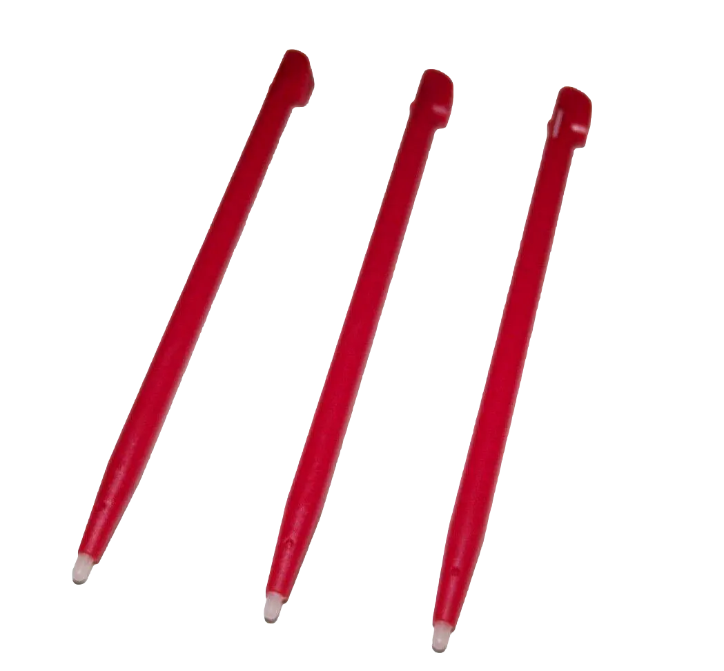 3 X Red Touch Screen Stylus For Nintendo Dsi Xl Console 1