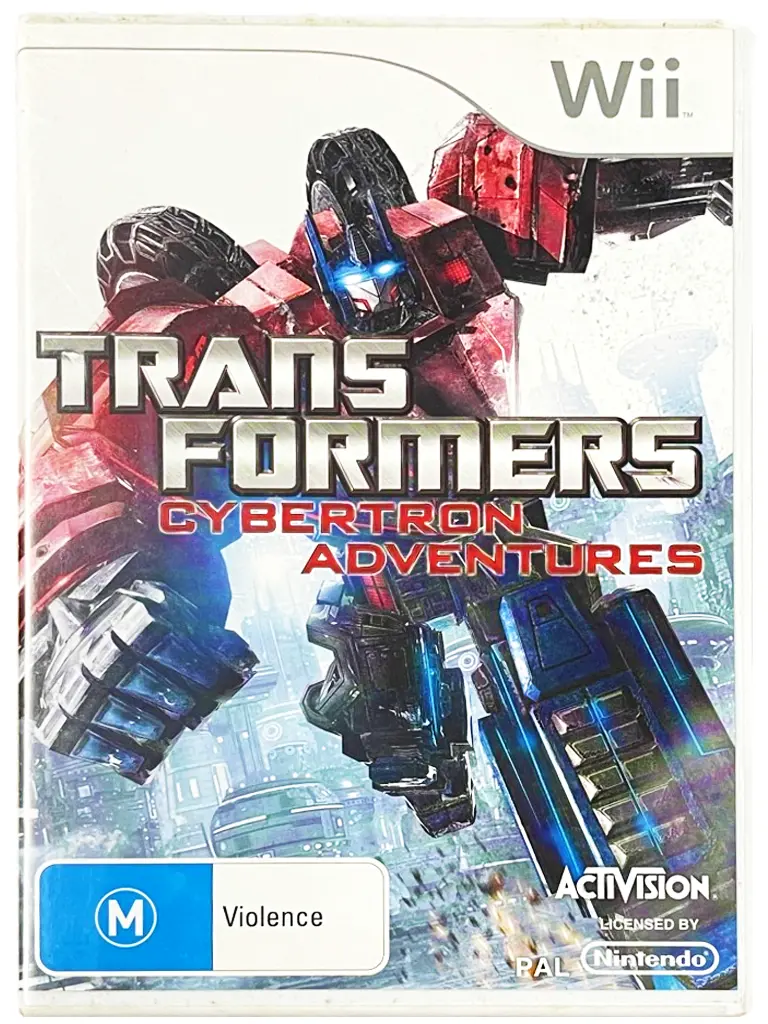 Transformers Cybertron Adventures Nintendo Wii Pal *No Manual* (Preowned) 1