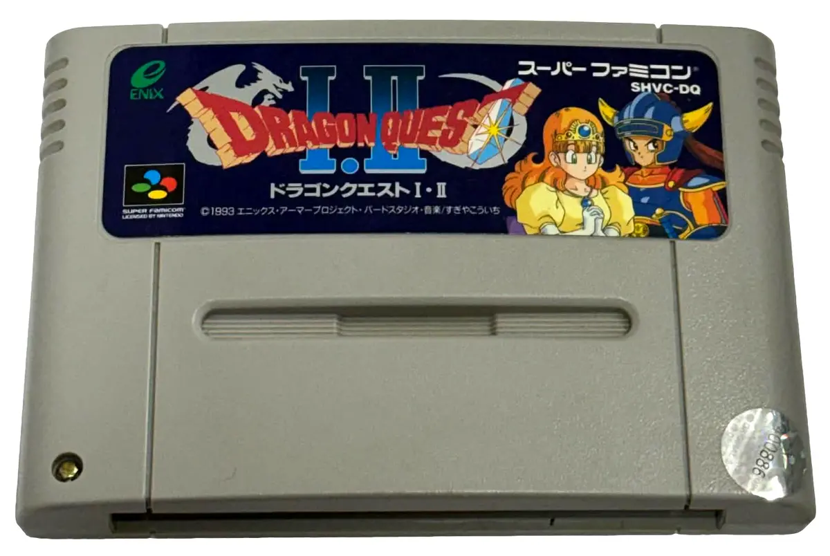 Dragon Quest I.Ii Super Famicom Ntsc/J *New Save Battery* 1
