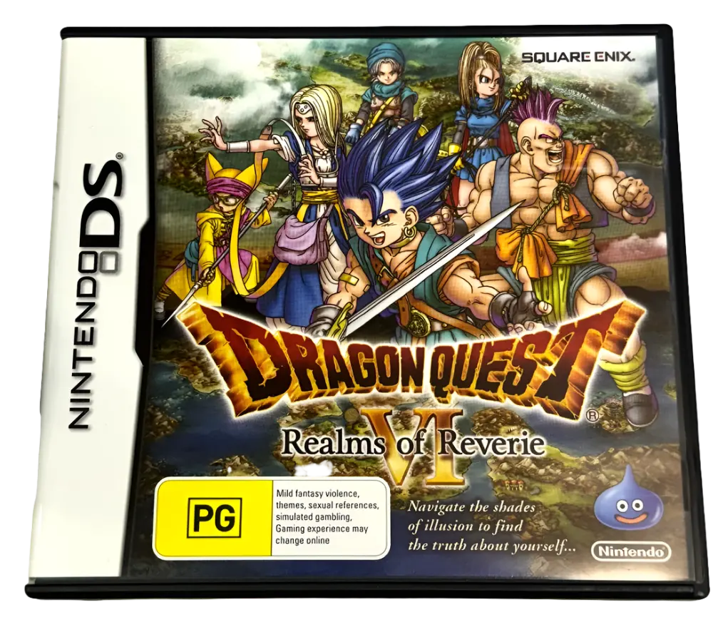 Dragon Quest Vi Realms Of Reverie Nintendo Ds 2Ds 3Ds Game *Complete (Preowned) 1