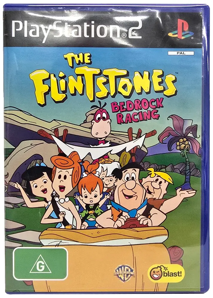 The Flintstones Bedrock Racing Ps2 Pal *Complete* (Preowned) 1