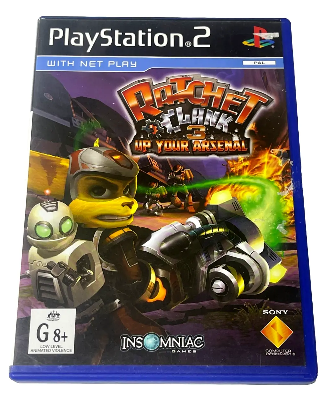 Ratchet And Clank 3 Up Your Arsenal Ps2 Pal *Complete* (Preowned) 1