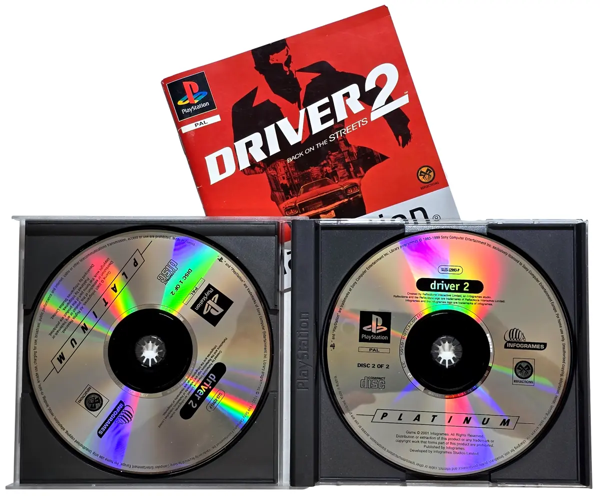 Driver 2 Back On The Streets Ps1 Ps2 Ps3 Pal *Complete* Platinum #2 (Preowned) 2