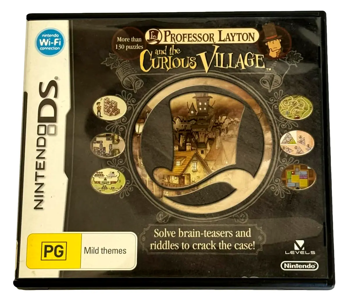Professor Layton And The Curious Village Nintendo Ds 2Ds 3Ds Game *Complete* (Preowned} 1
