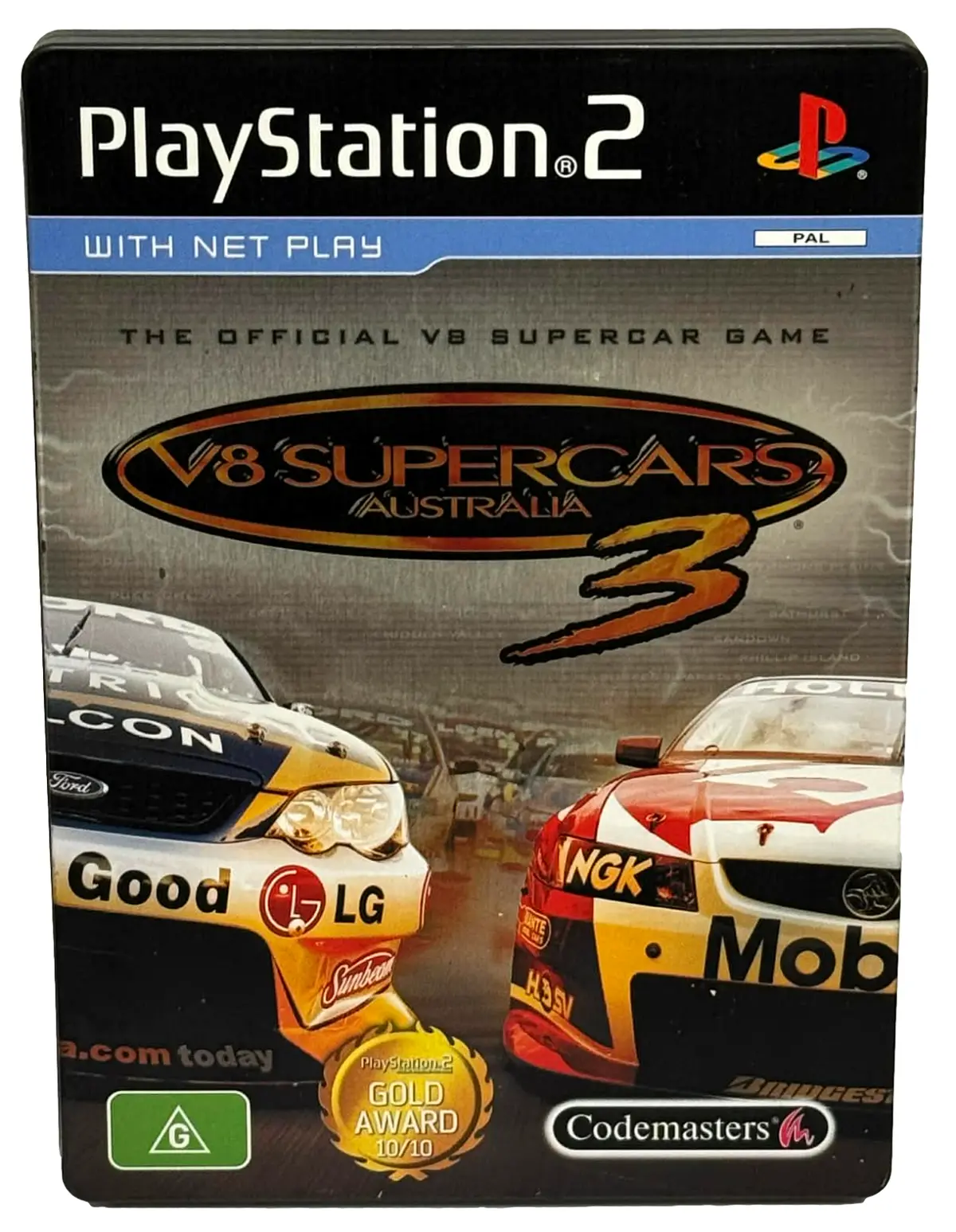 V8 Supercars Australia 3 Ps2 Pal *Complete* Steelbook #2 (Preowned) 1