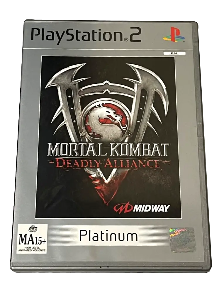 Mortal Kombat Deadly Alliance Ps2 (Platinum) Pal *Complete* (Pre-Owned) 1