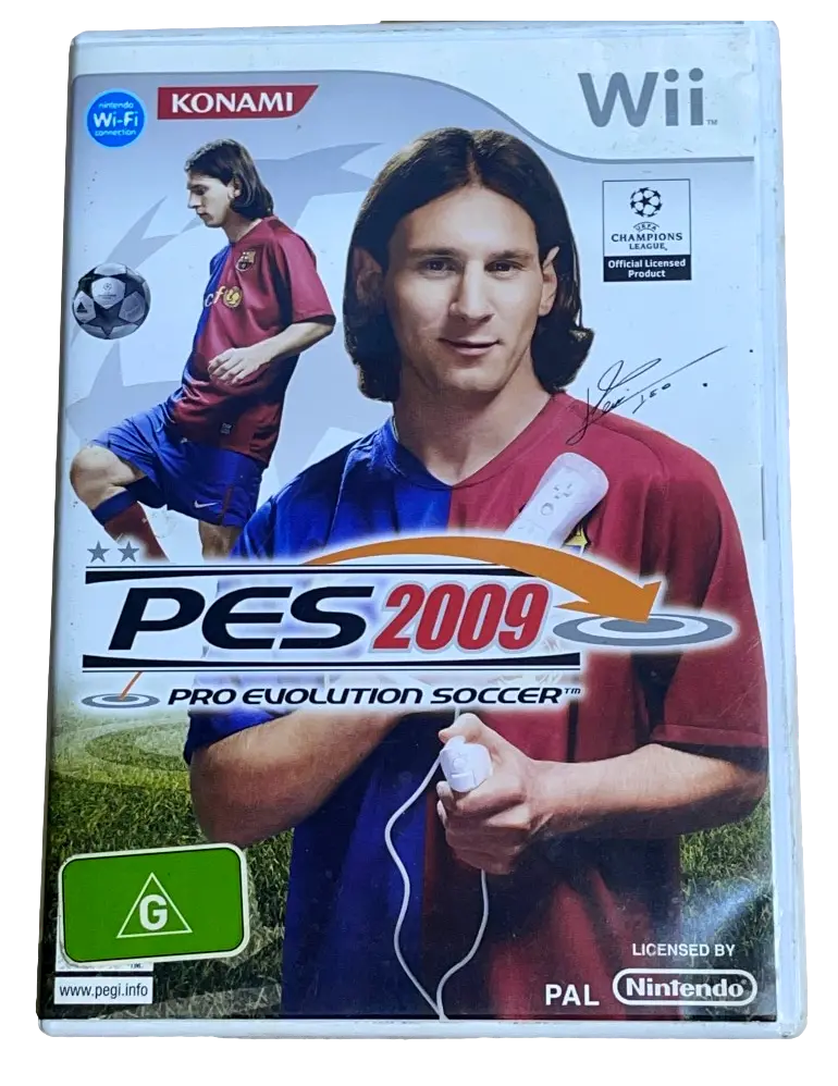 Pes 2009 Soccer Nintendo Wii Pal  *No Manual*  (Pre-Owned) 1
