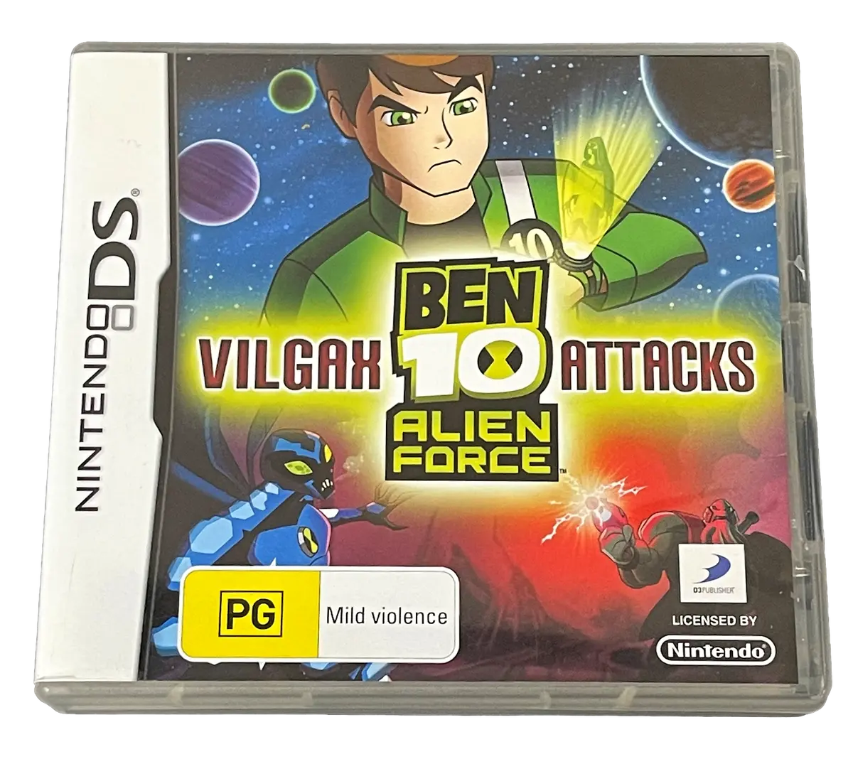 Ben 10 Alien Force Vilgax Attacks Nintendo Ds 2Ds 3Ds Game *No Manual* (Preowned) 1