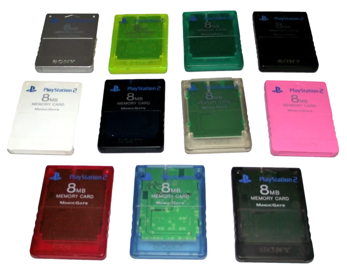 1 X Genuine Sony Magic Gate Ps2 Memory Card Playstation 2 8Mb Scph 10020 (Preowned) 1