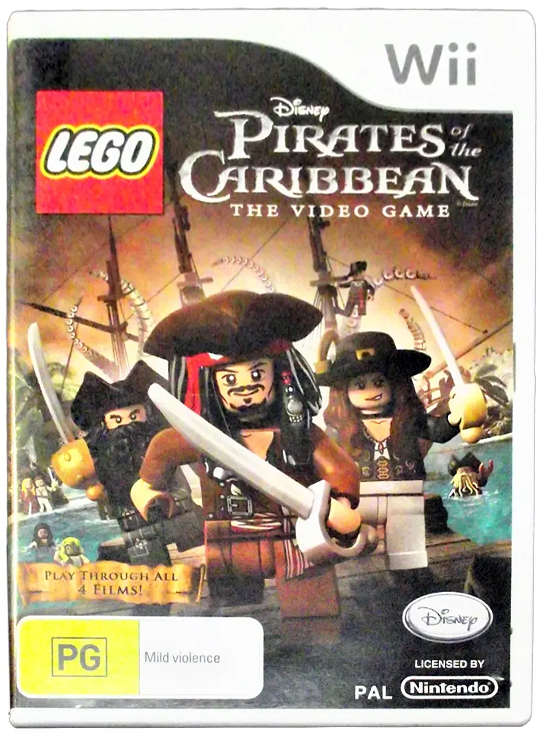 Lego Pirates Of The Caribbean The Video Game Nintendo Wii Pal *No Manual* (Preowned) 1