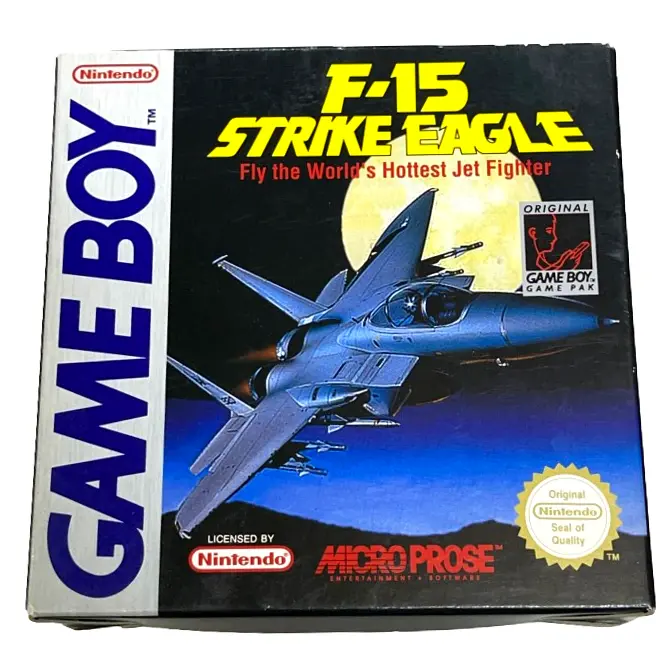 F-15 Strike Eagle Nintendo Gameboy *No Manual* Boxed (Preowned) 1