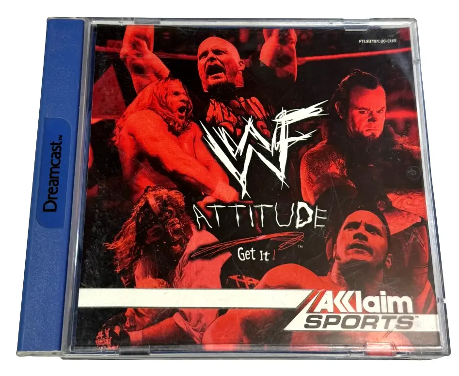 Wwf Attitude Get It Sega Dreamcast Pal *Complete* (Preowned) 1