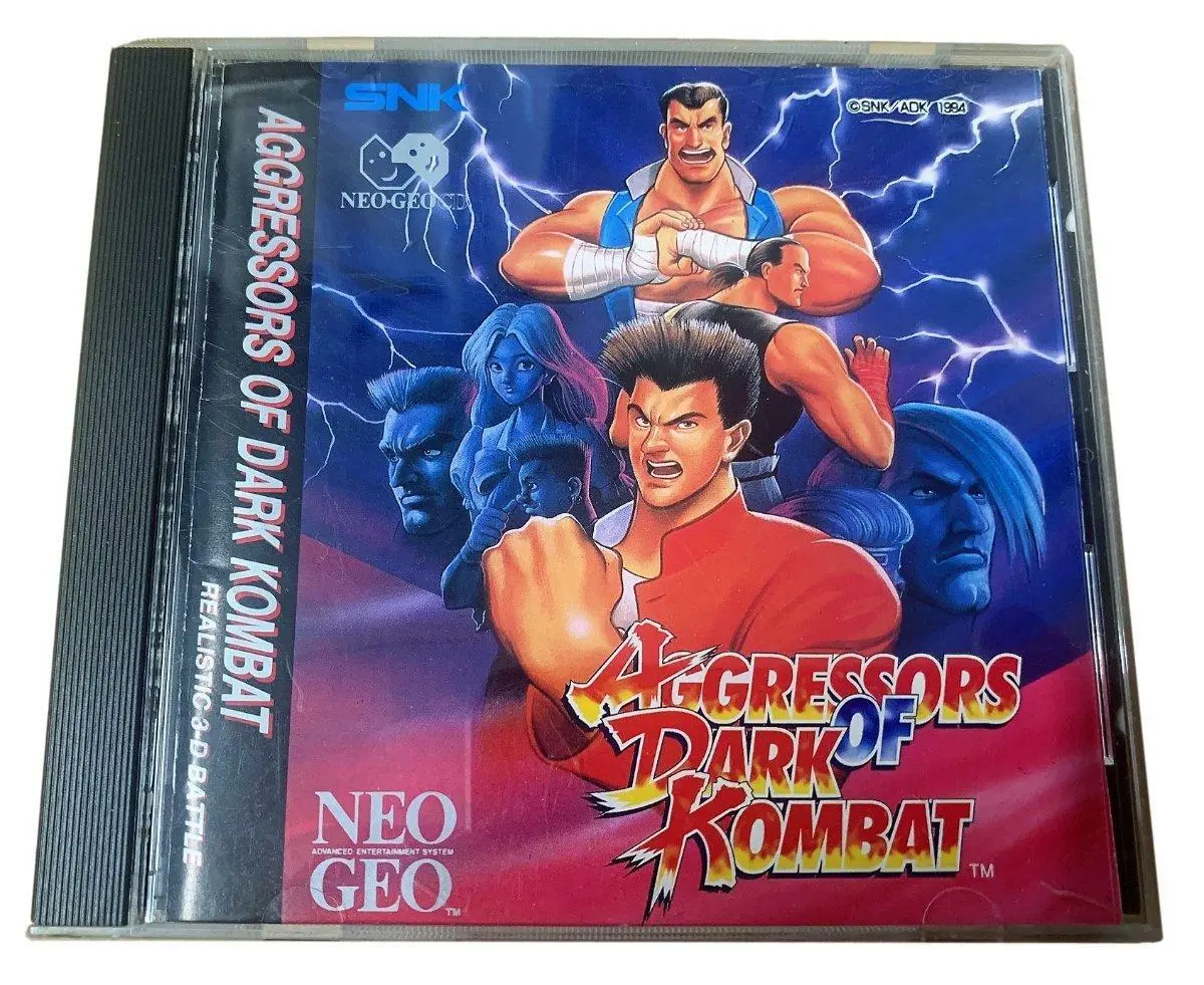Aggressors Of Dark Kombat Snk Neo Geo Cd Game Ngcd-008E (Preowned) 1