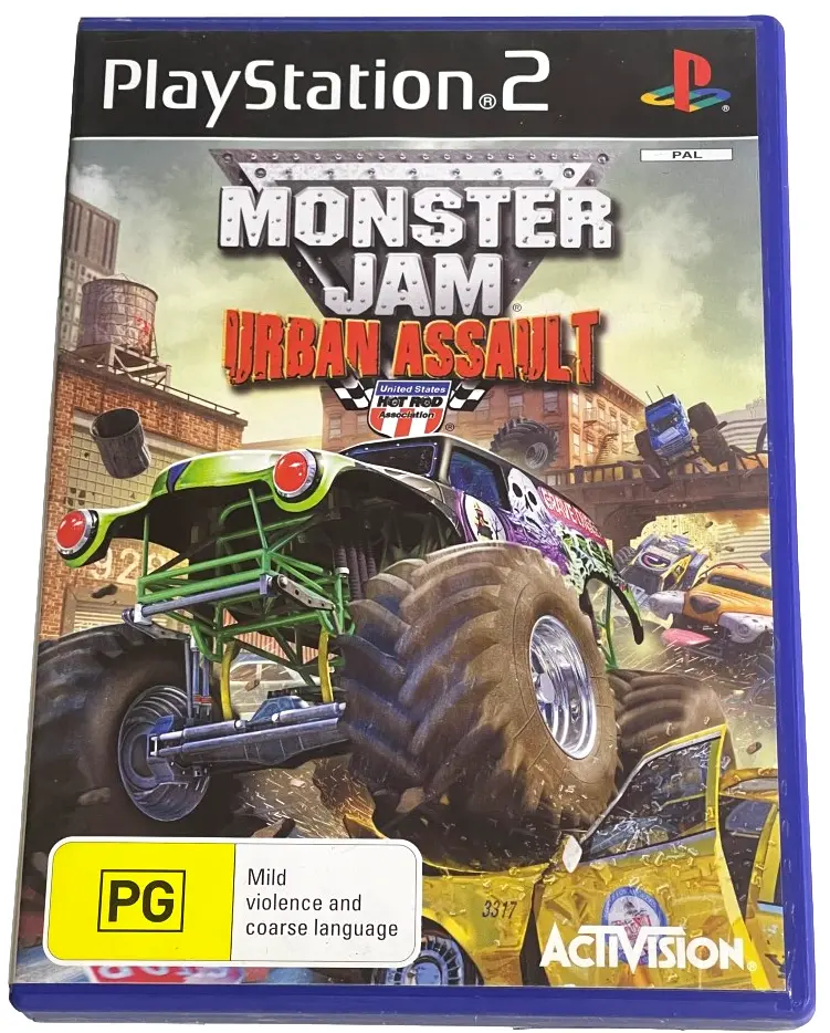 Monster Jam Urban Assault Ps2 Pal *Complete* Playstation 2 (Preowned) 1