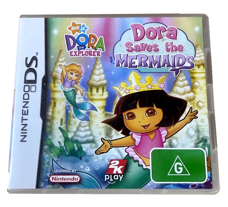 Dora Saves The Mermaids Nintendo Ds 3Ds Game *Complete* (Preowned) 1