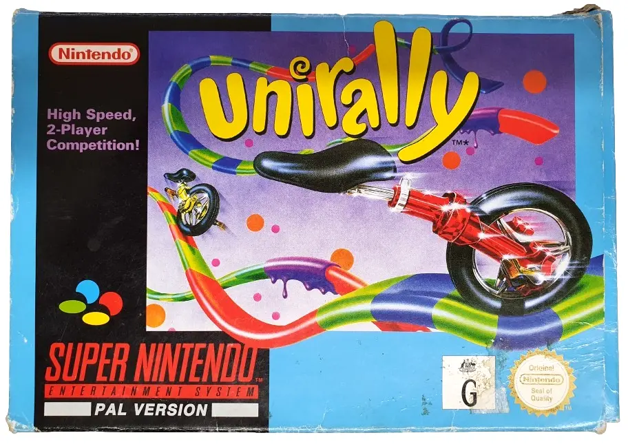Unirally Nintendo Snes Boxed Pal *No Manual* (Preowned) 1
