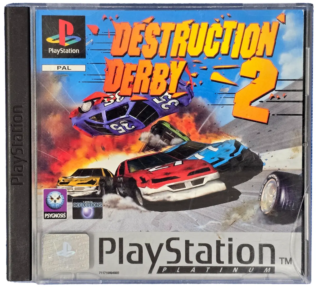 Destruction Derby 2 (Platinum) Pal Ps1 Ps2 Ps3 *Complete* Playstation (Preowned) 1