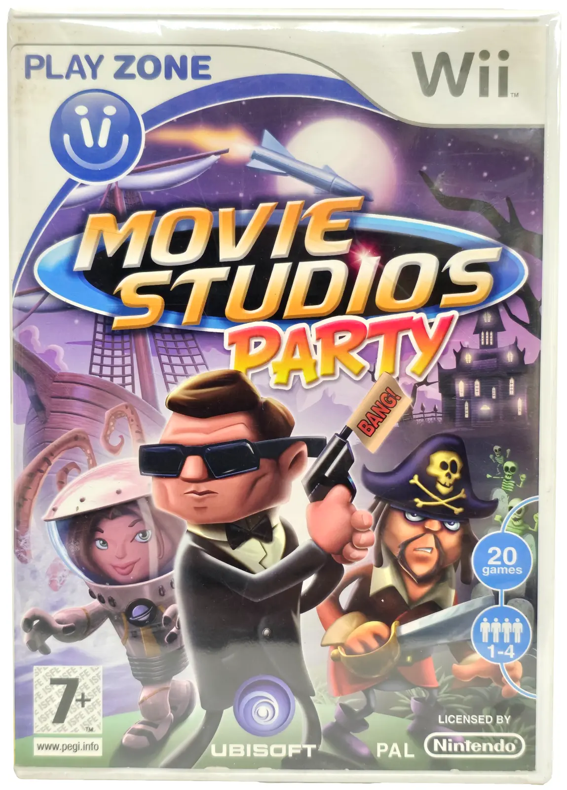 Movie Studios Party Nintendo Wii Pal *Complete* (Preowned) 1