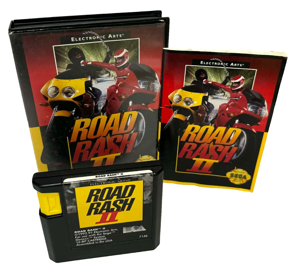 Road Rash Ii Sega Mega Drive *Complete* #2 (Preowned) 1
