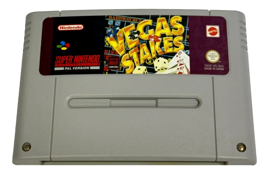 Vegas Stakes Super Nintendo Snes Pal (Preowned) 1