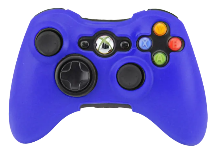 Silicone Cover For Xbox 360 Controller Skin Case Dark Blue 1