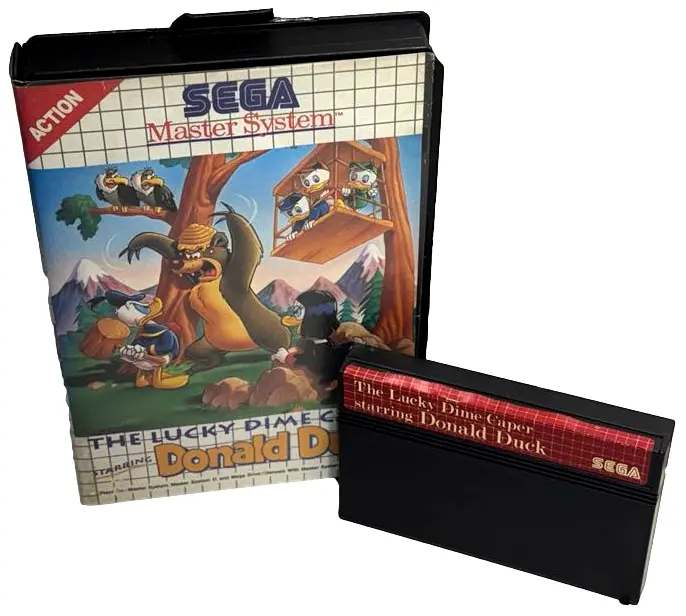 The Lucky Dime Caper Starring Donald Duck Sega Master System *No Manual* (Preowned) 1