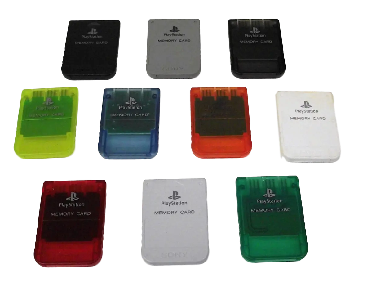 Genuine Sony Ps1 Memory Card Playstation 1 1Mb Scph 1020 Dropdown Selection 1
