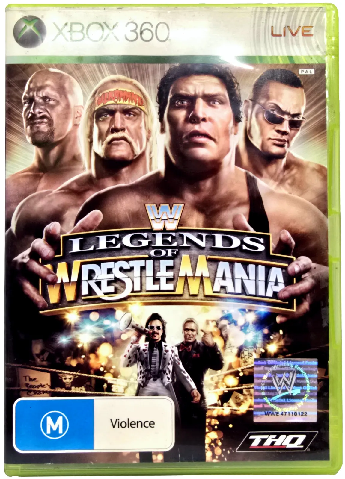 Wwe Legends Of Wrestlemania Xbox 360 Pal - Hulk Hogan, Andre *Ex-Rental* (Preowned) 1