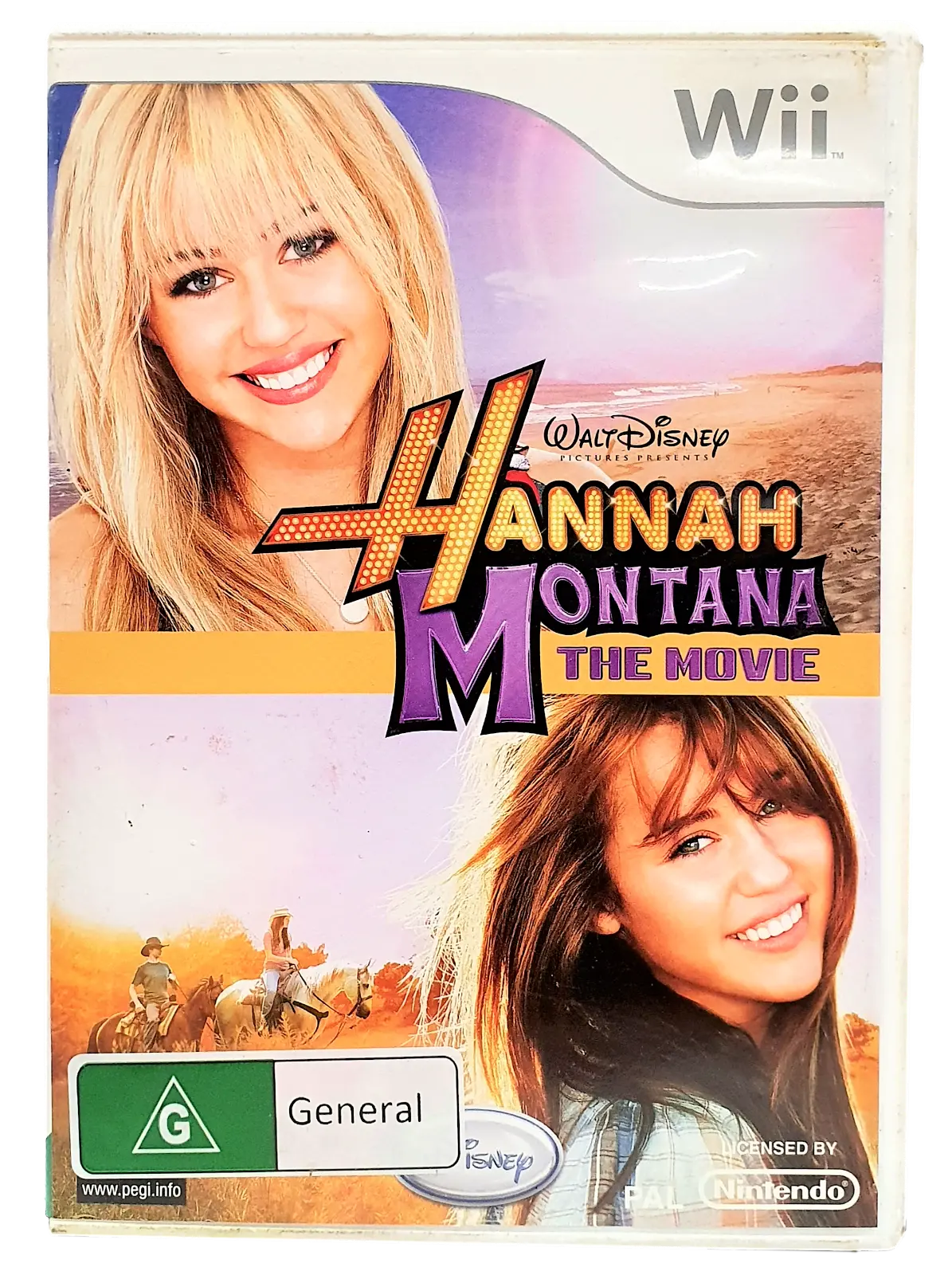 Hannah Montana The Movie Nintendo Wii Pal *Complete* (Preowned) 1