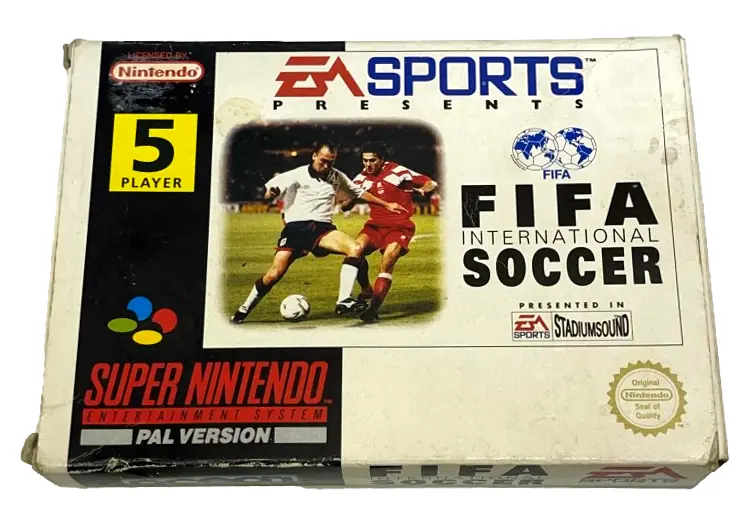 Fifa International Soccer Nintendo Snes Boxed Pal *No Manual* (Preowned) 1