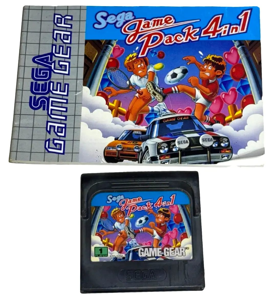 Sega Game Pack 4 In 1 Sega Game Gear *Cart And Manual* (Preowned) 1