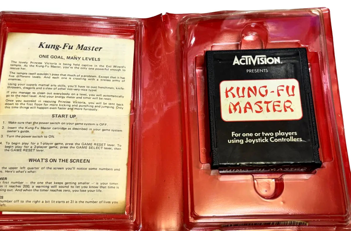 Kung Fu Master Atari 2600 *Complete* (Preowned) 2