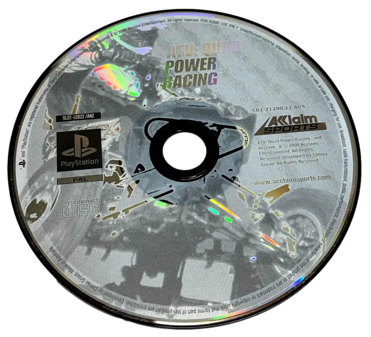 Atv: Quad Power Racing Ps1 Ps2 Ps3 Pal *Disk Only* (Preowned) 1