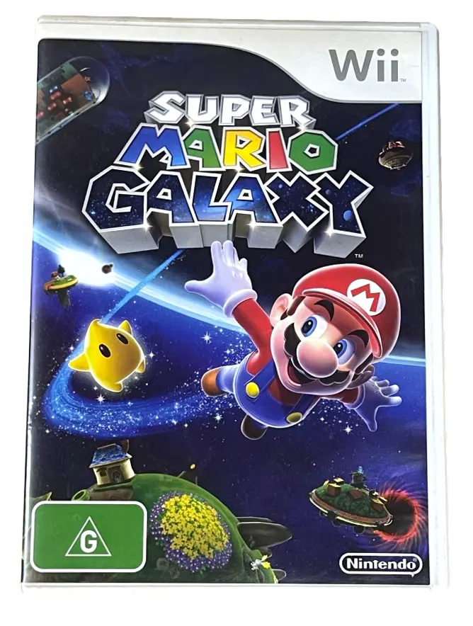 Super Mario Galaxy Nintendo Wii Pal *No Manual* (Preowned) 1