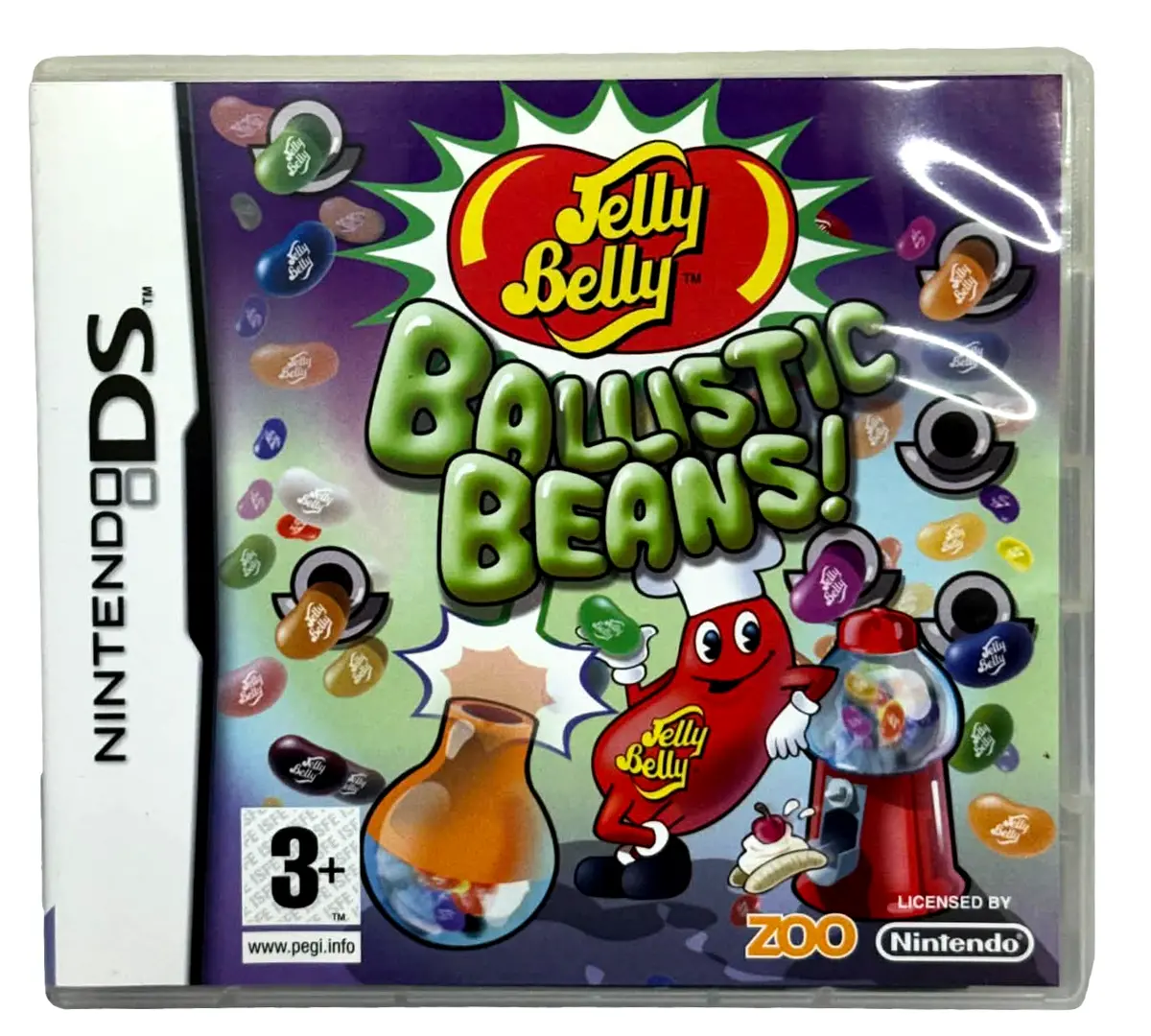 Jelly Belly Ballistic Beans Nintendo Ds 2Ds 3Ds *Complete* (Preowned) 1