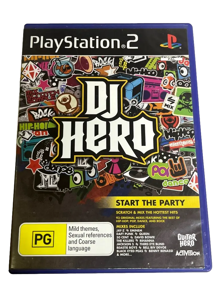 Dj Hero Ps2 Pal *Complete* (Preowned) 1