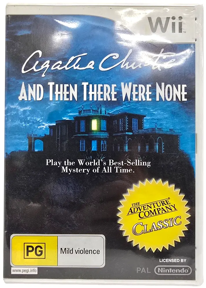 Agatha Christie And Then There Were None Nintendo Wii Pal *Complete* (Preowned) 1