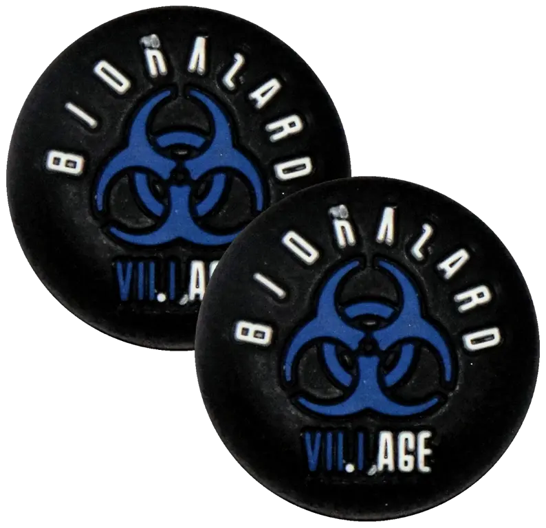 Thumb Grips X 2 For Ps4 Ps5 Xboxone Xbox Series X Toggle Cover  Biohazard Blue 1