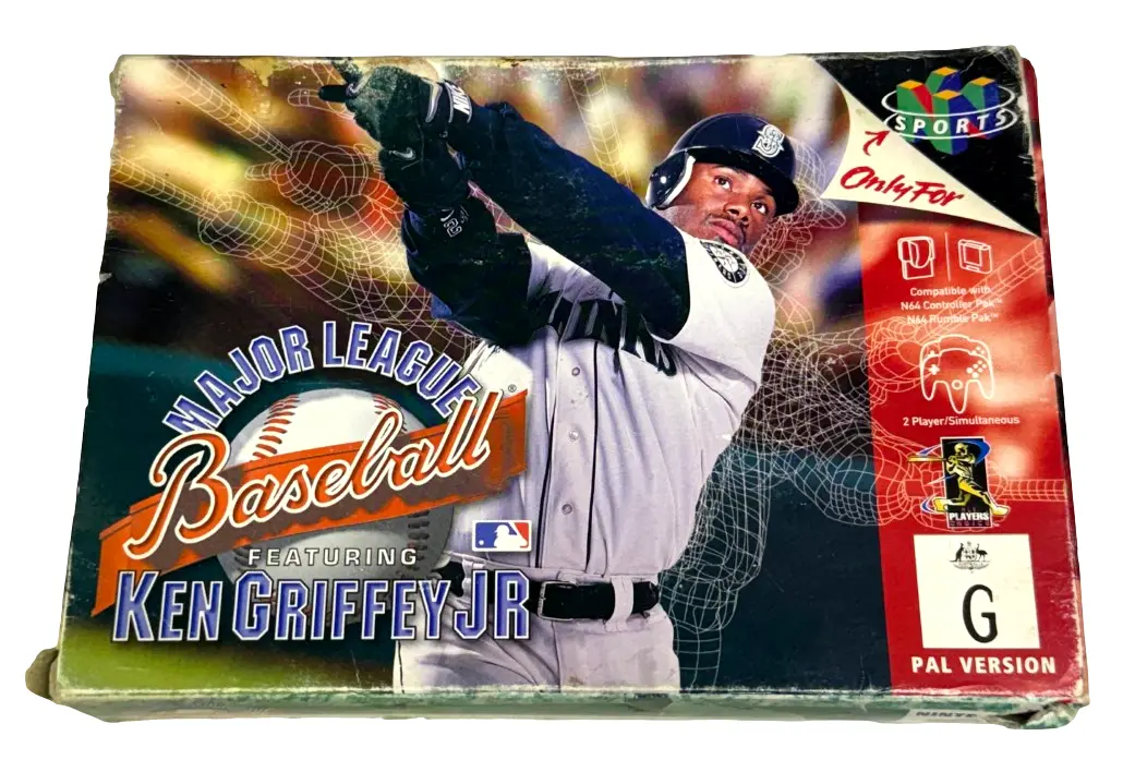 Ken Griffey Jr Baseball Nintendo 64 N64 Boxed Pal *Complete* #3 (Preowned) 1